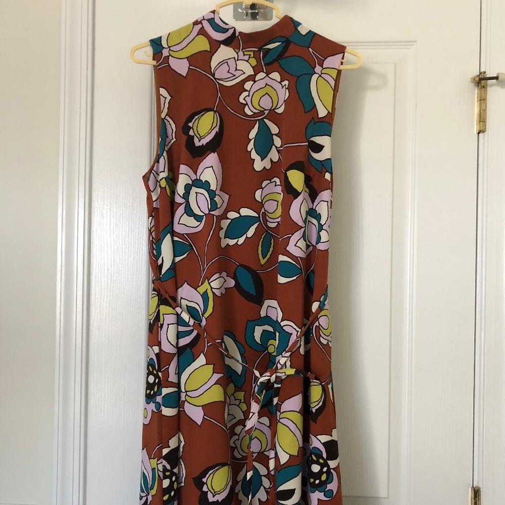 Modcloth In With Excitement Mock Neck Dress